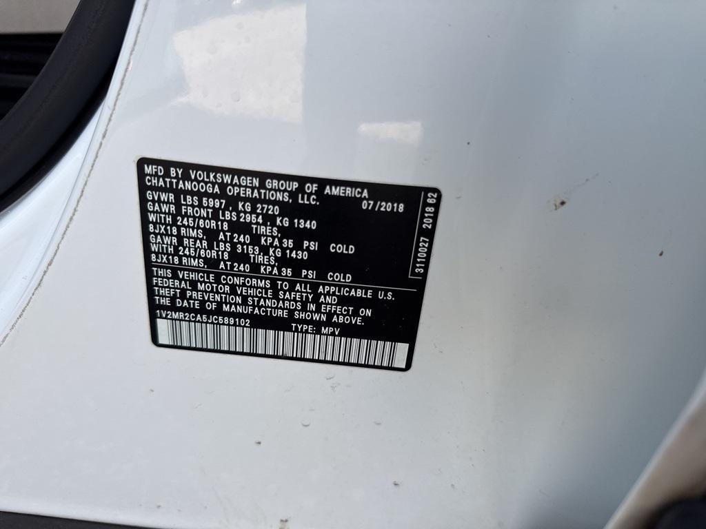 used 2018 Volkswagen Atlas car, priced at $12,999