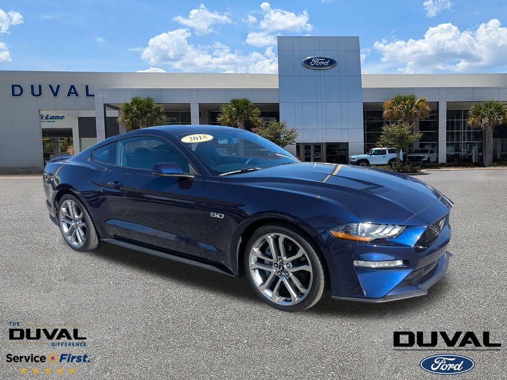 used 2018 Ford Mustang car, priced at $25,500