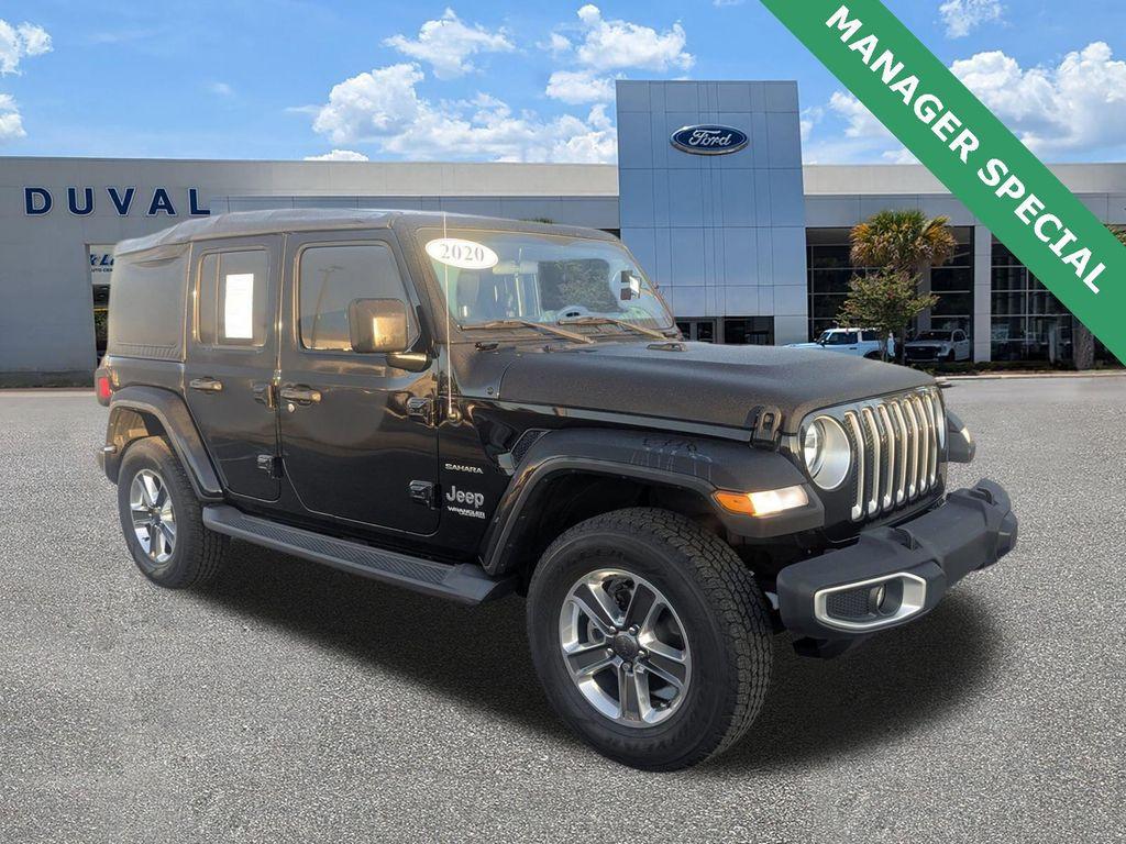 used 2020 Jeep Wrangler Unlimited car, priced at $24,000