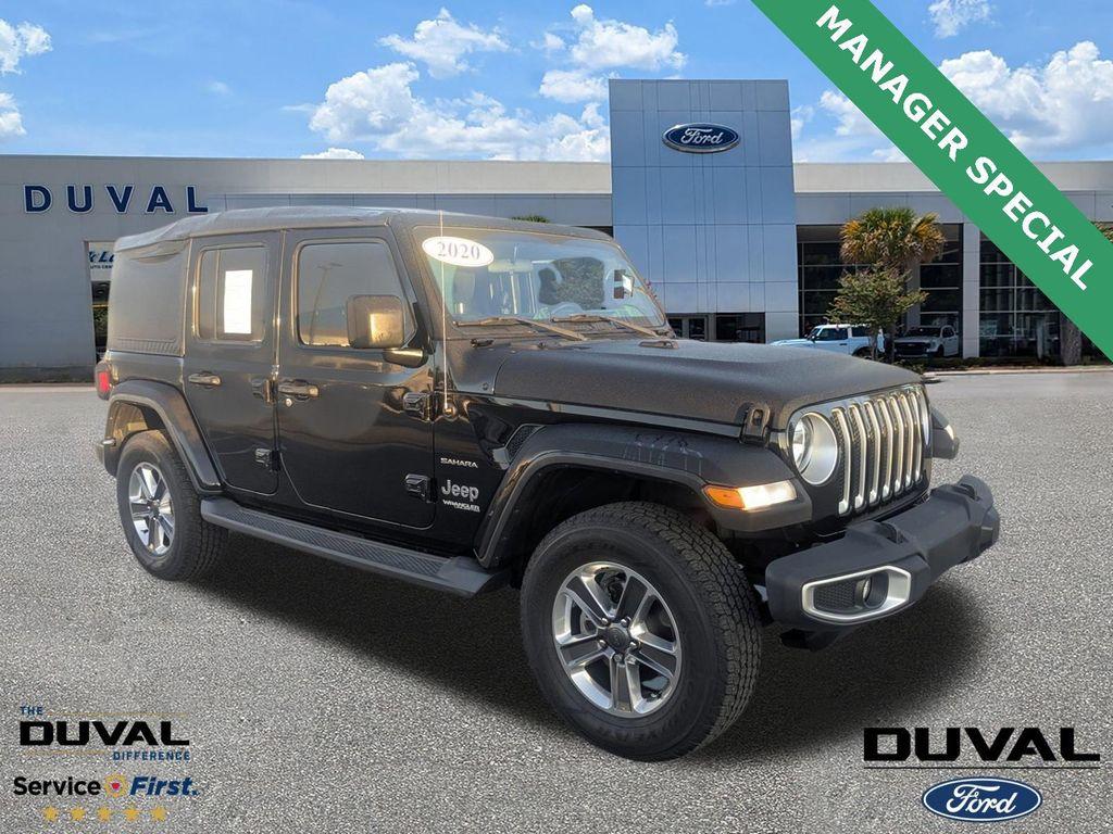 used 2020 Jeep Wrangler Unlimited car, priced at $24,000