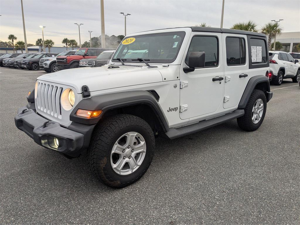 used 2020 Jeep Wrangler Unlimited car, priced at $18,800