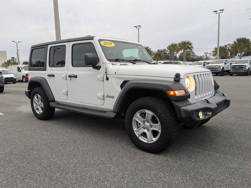 used 2020 Jeep Wrangler Unlimited car, priced at $18,800