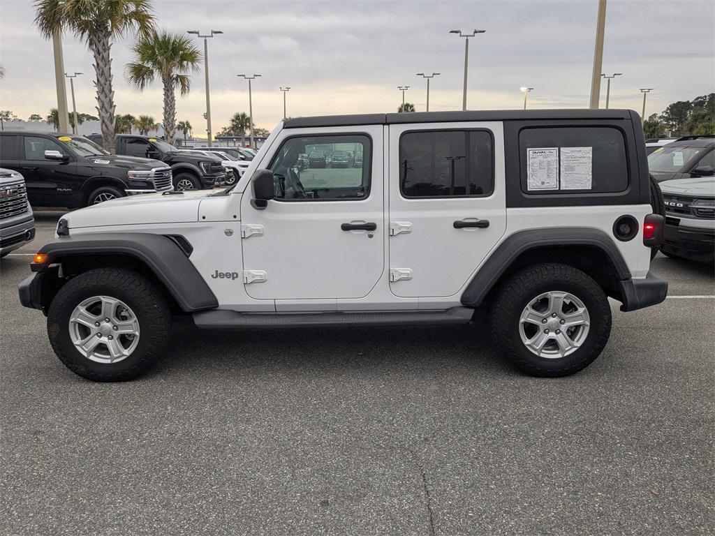 used 2020 Jeep Wrangler Unlimited car, priced at $18,800