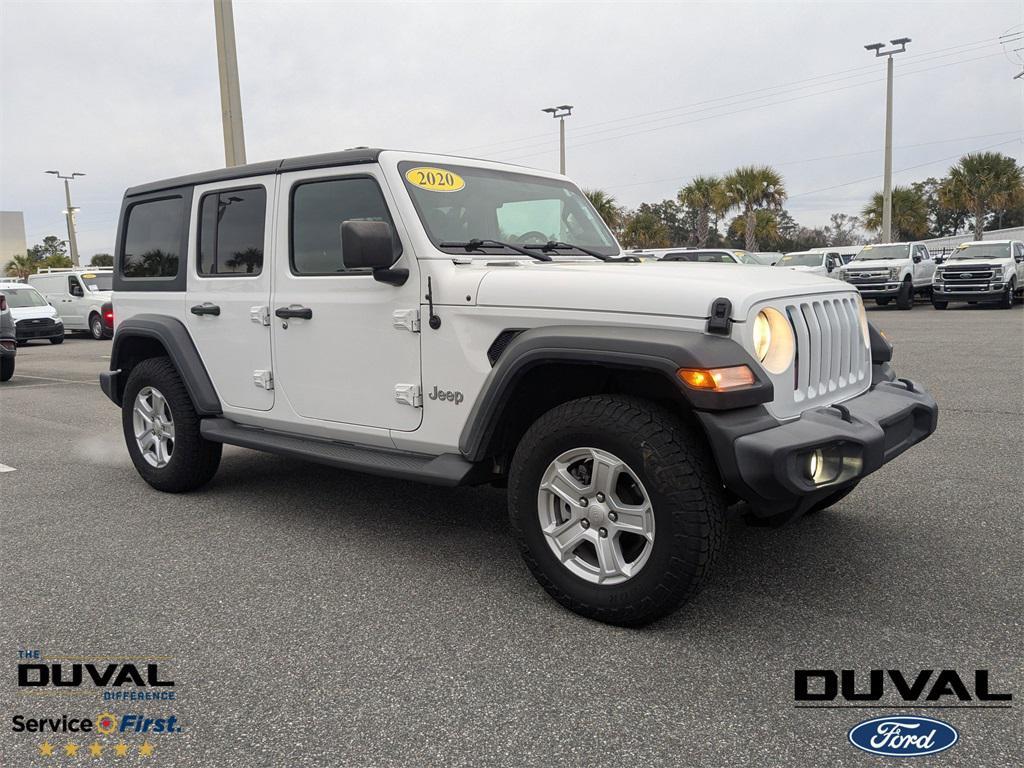used 2020 Jeep Wrangler Unlimited car, priced at $18,800
