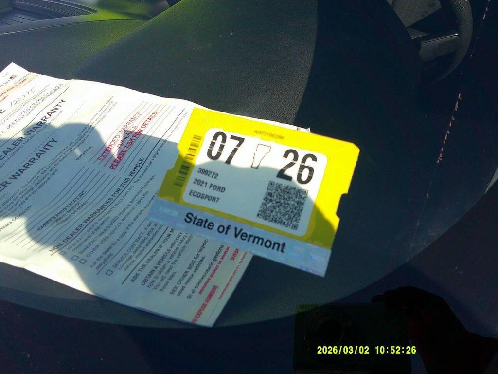 used 2021 Ford EcoSport car, priced at $9,900