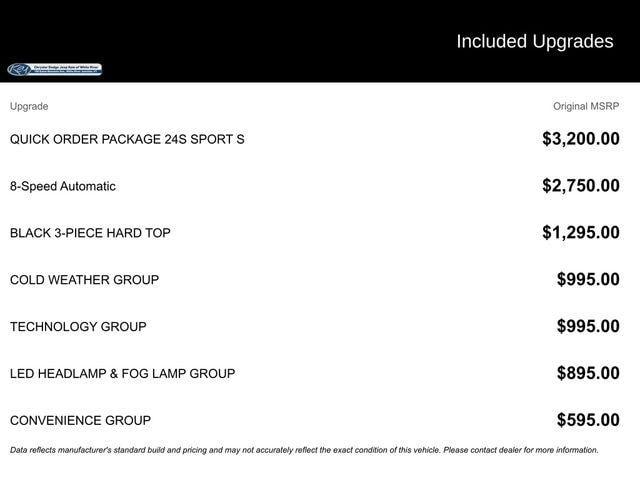 used 2020 Jeep Wrangler car, priced at $24,499