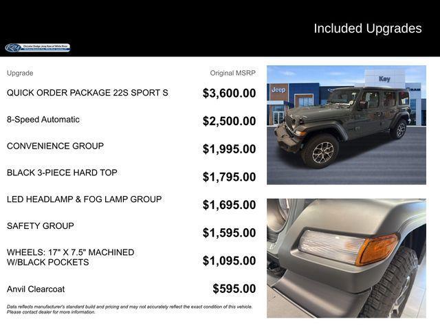 new 2025 Jeep Wrangler car, priced at $44,420