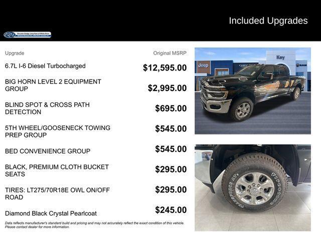 new 2025 Ram 3500 car, priced at $69,185