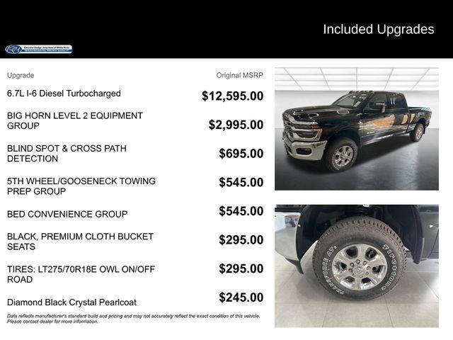 new 2025 Ram 3500 car, priced at $69,185