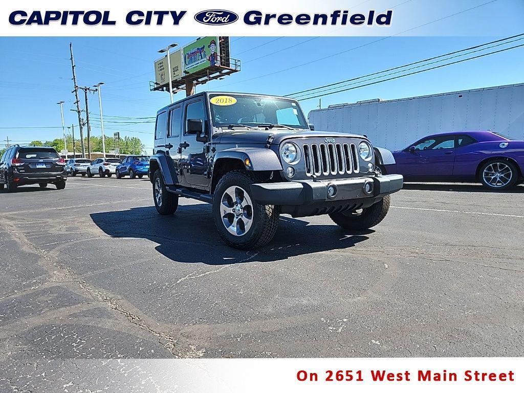 used 2018 Jeep Wrangler JK Unlimited car, priced at $16,994