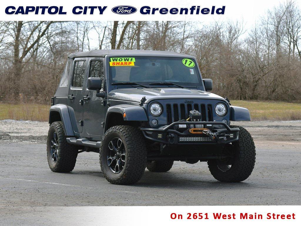 used 2017 Jeep Wrangler Unlimited car, priced at $19,995