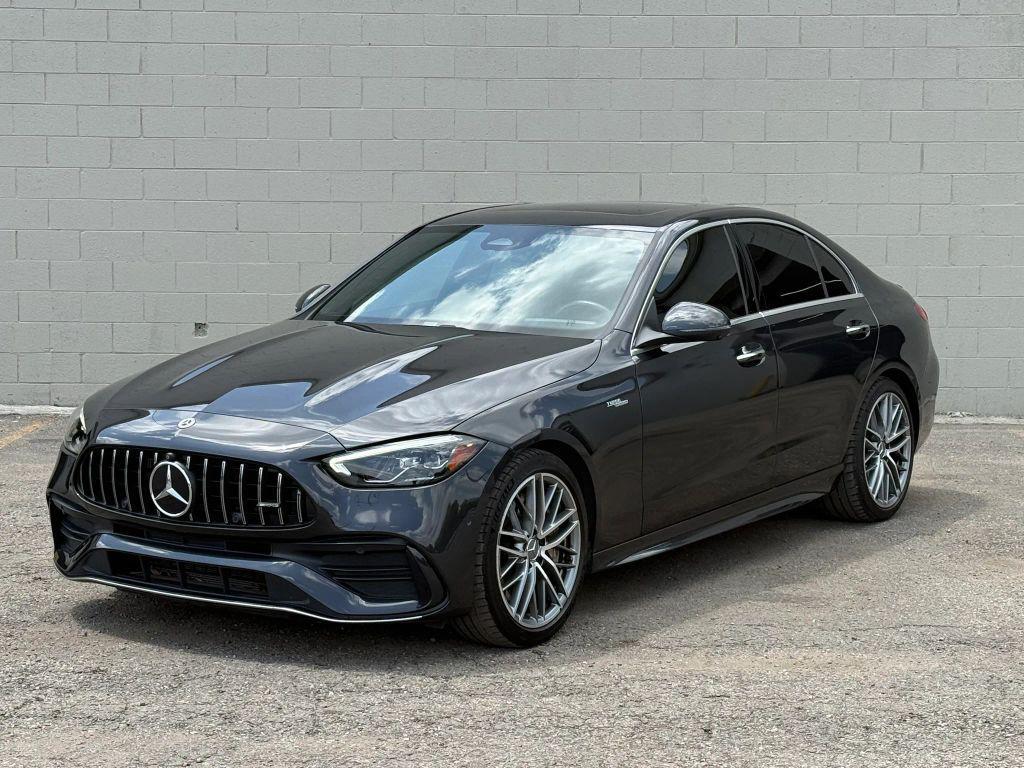 used 2023 Mercedes-Benz AMG C 43 car, priced at $43,995