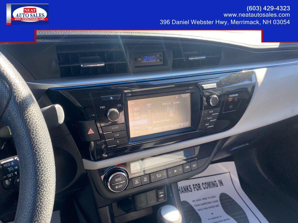 2014 Classic Silver Metallic Toyota Corolla
