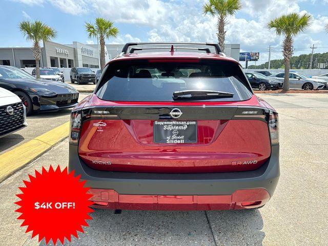 new 2025 Nissan Kicks car, priced at $26,500