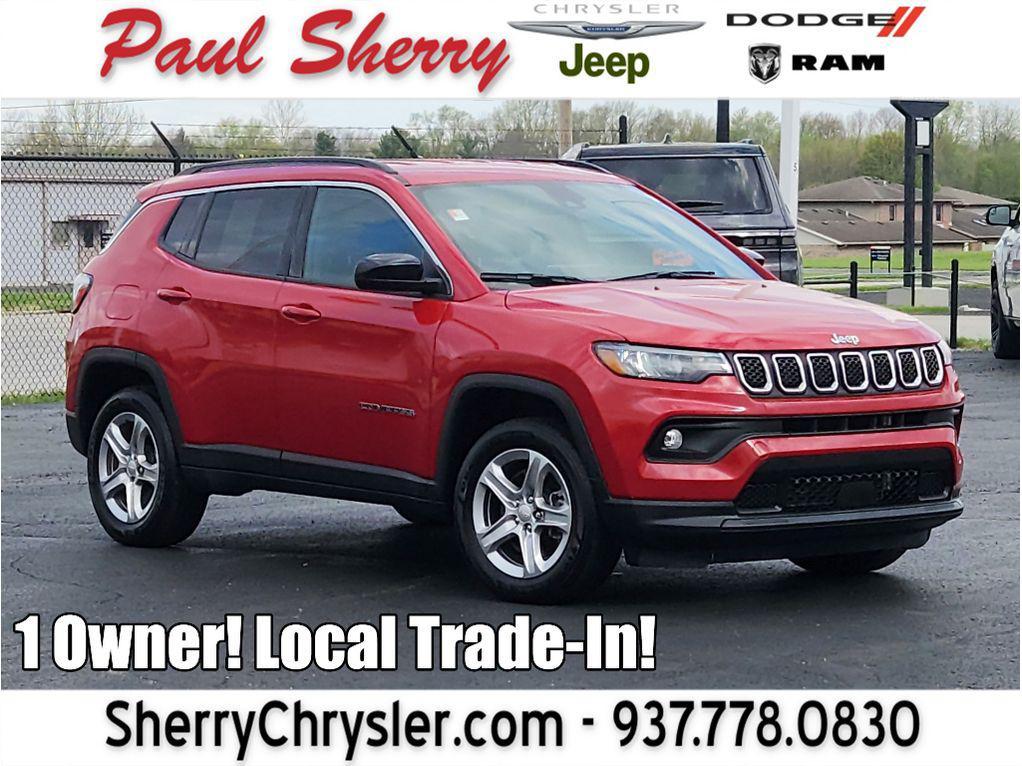 used 2023 Jeep Compass car, priced at $22,595