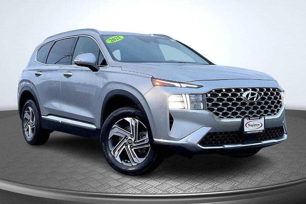 used 2021 Hyundai Santa Fe car, priced at $14,995
