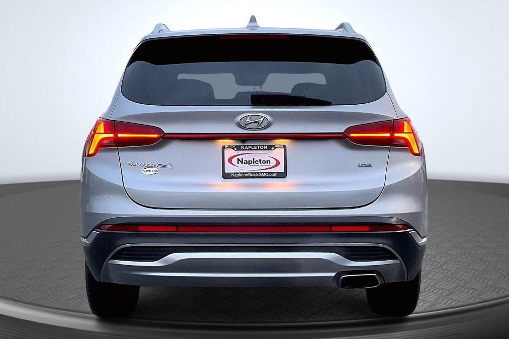 used 2021 Hyundai Santa Fe car, priced at $14,995