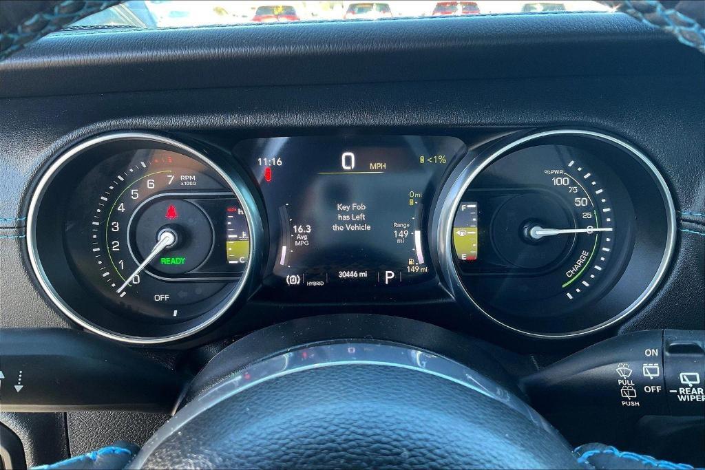 used 2023 Jeep Wrangler 4xe car, priced at $31,840