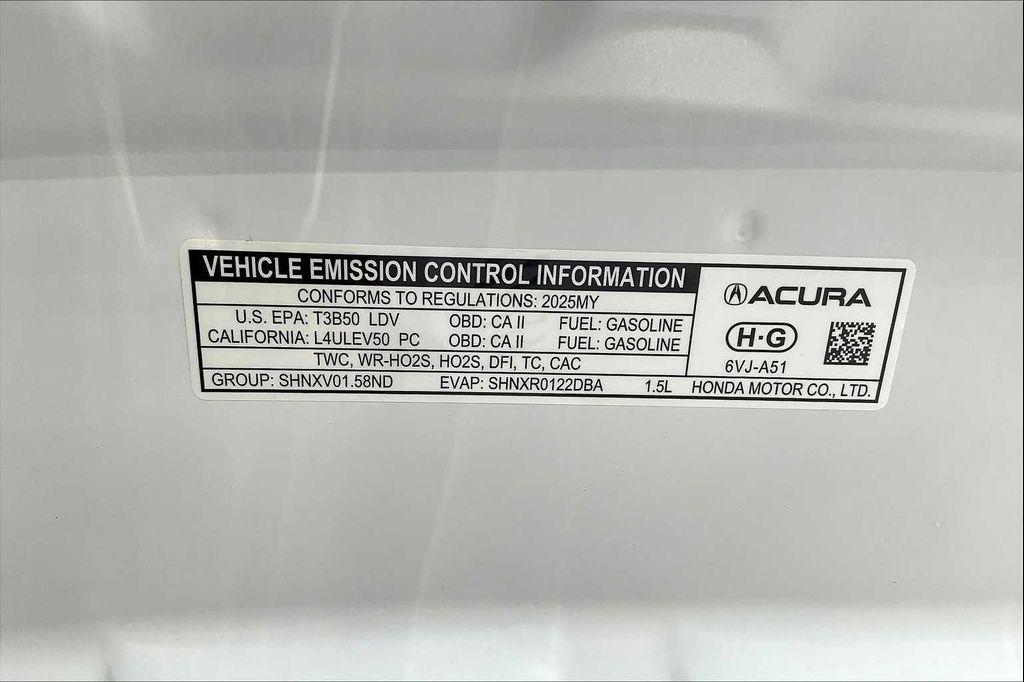 new 2025 Acura ADX car, priced at $41,950