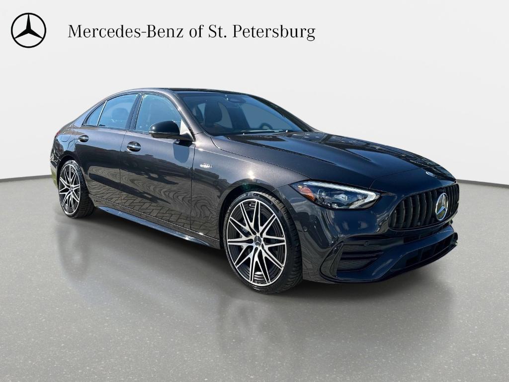 new 2026 Mercedes-Benz AMG C 43 car, priced at $78,398