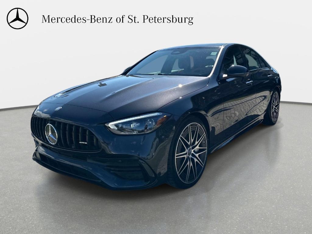 new 2026 Mercedes-Benz AMG C 43 car, priced at $78,398