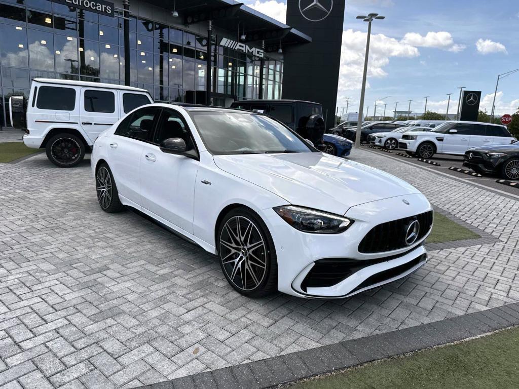 new 2026 Mercedes-Benz AMG C 43 car, priced at $78,158