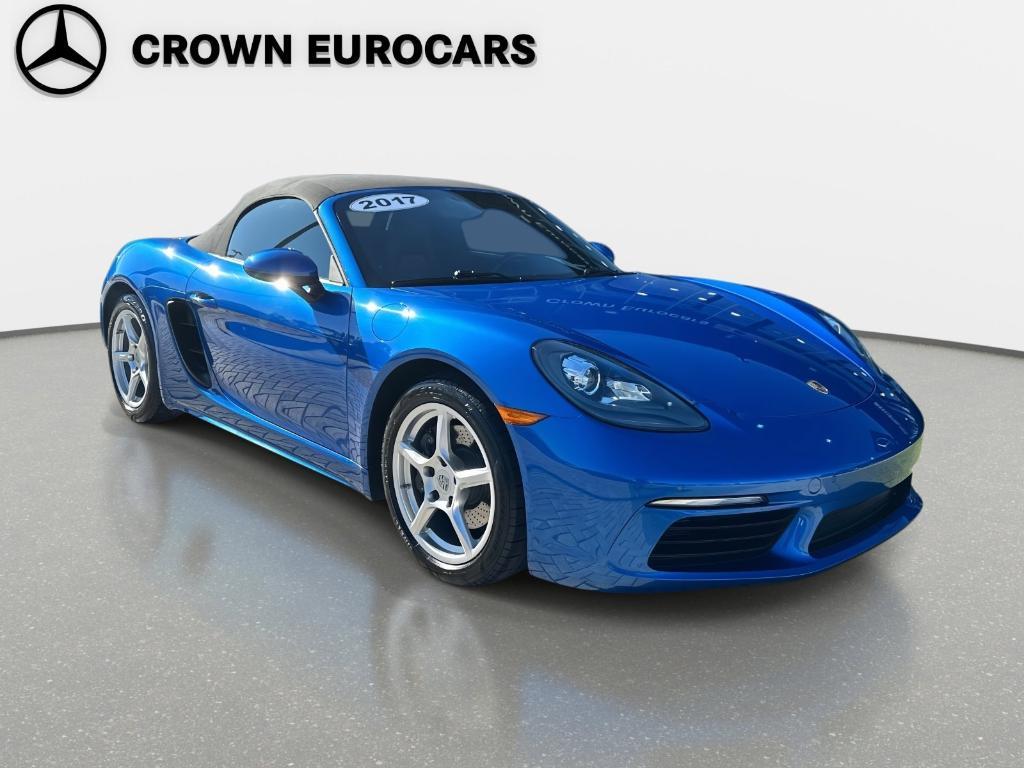 used 2017 Porsche 718 Boxster car, priced at $44,996