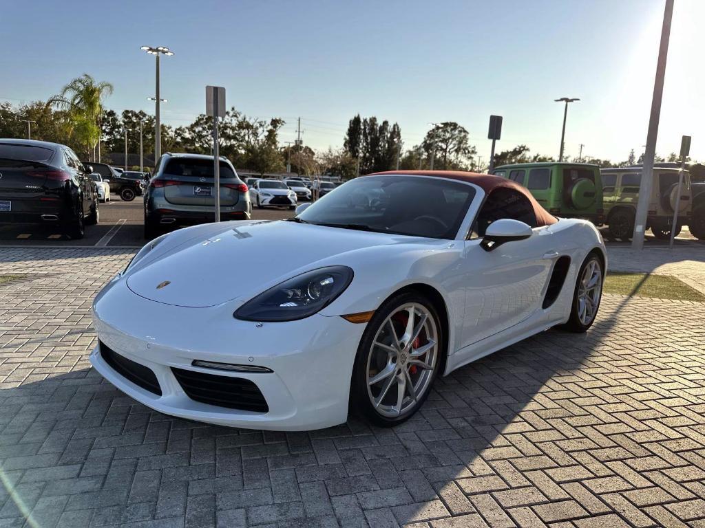 used 2018 Porsche 718 Boxster car, priced at $68,920