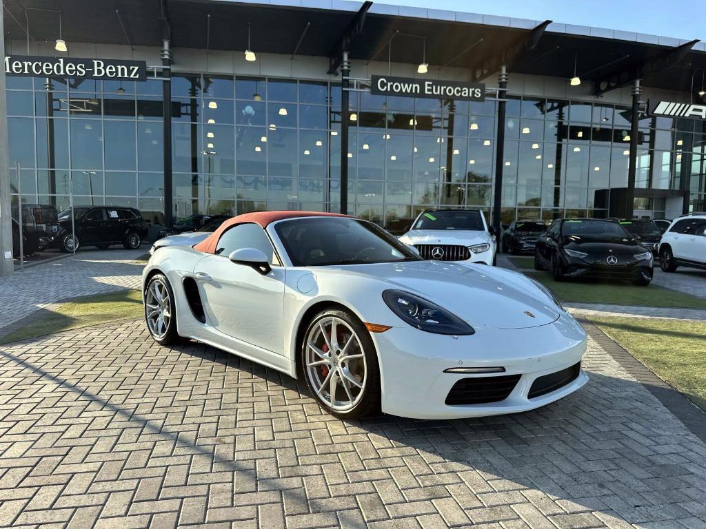 used 2018 Porsche 718 Boxster car, priced at $68,920
