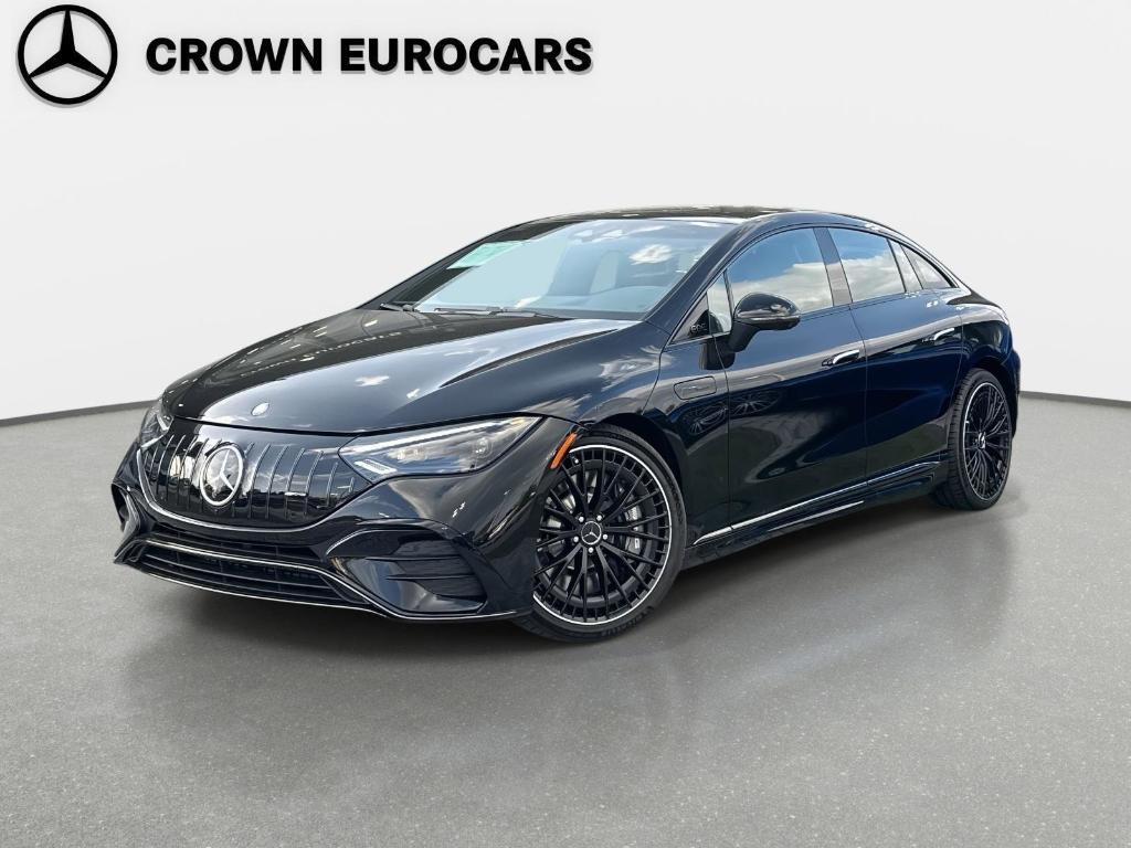 new 2025 Mercedes-Benz AMG EQE car, priced at $120,125