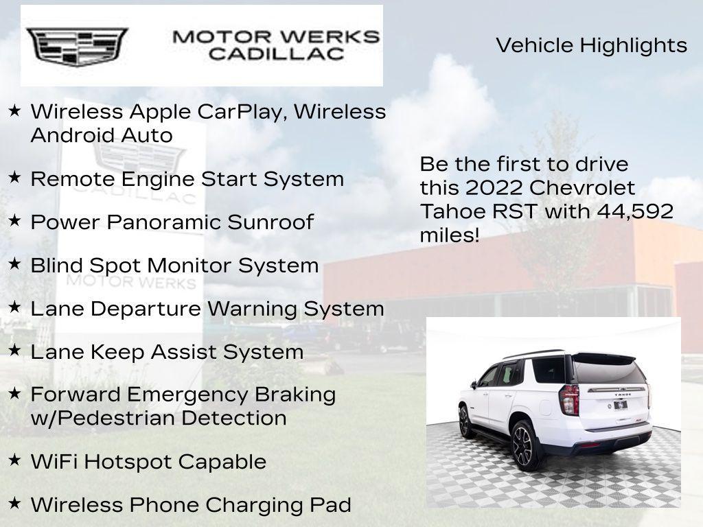 used 2022 Chevrolet Tahoe car, priced at $51,501