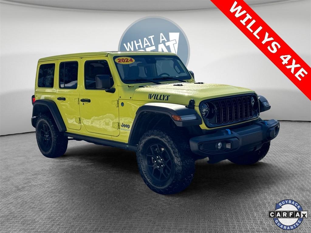 used 2024 Jeep Wrangler 4xe car, priced at $25,898