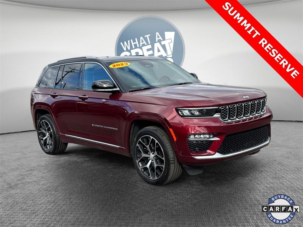 used 2023 Jeep Grand Cherokee 4xe car, priced at $31,598