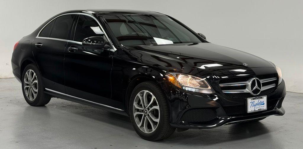 used 2018 Mercedes-Benz C-Class car, priced at $18,500