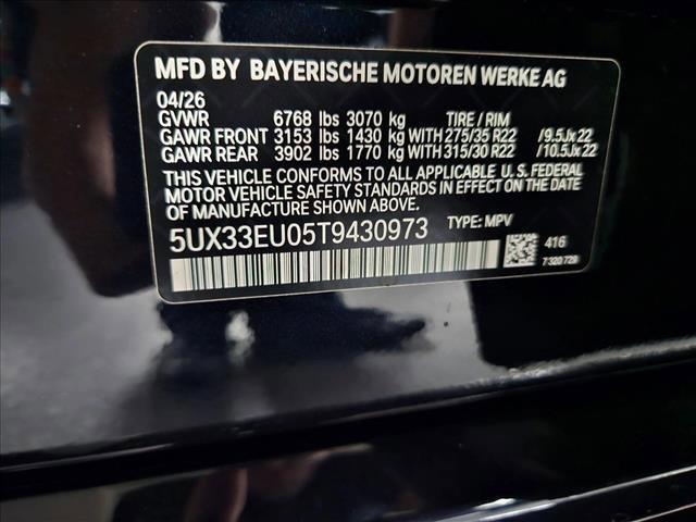 new 2026 BMW X5 car, priced at $110,775