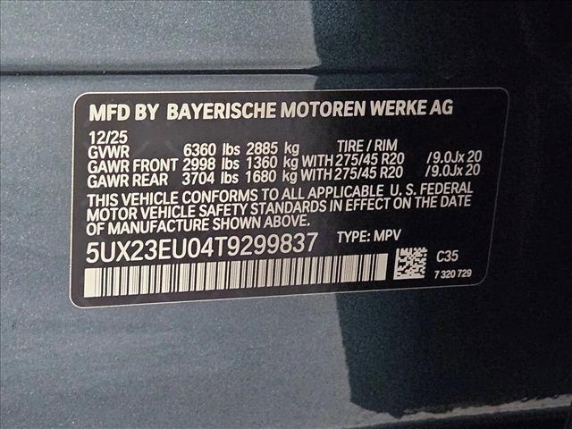 new 2026 BMW X5 car, priced at $76,850