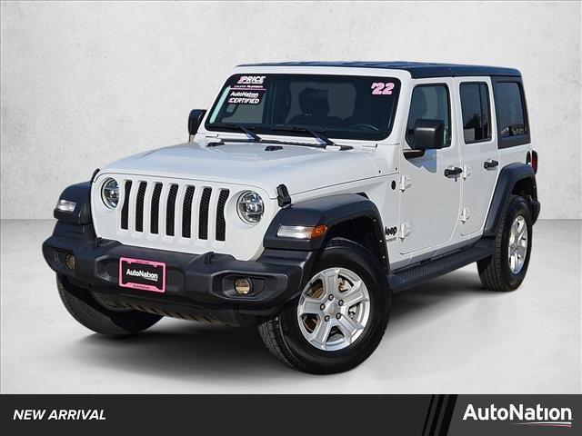 used 2022 Jeep Wrangler Unlimited car, priced at $28,954