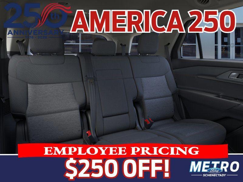 new 2026 Ford Explorer car, priced at $40,550