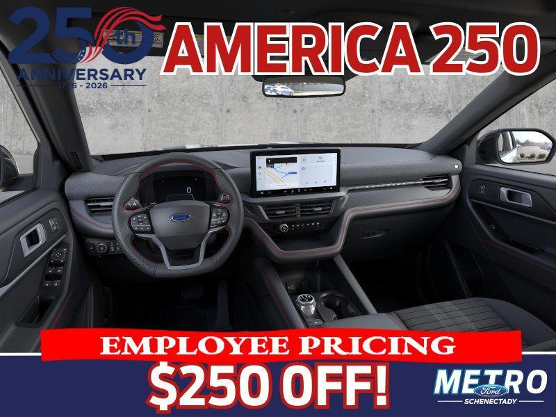 new 2026 Ford Explorer car, priced at $49,800
