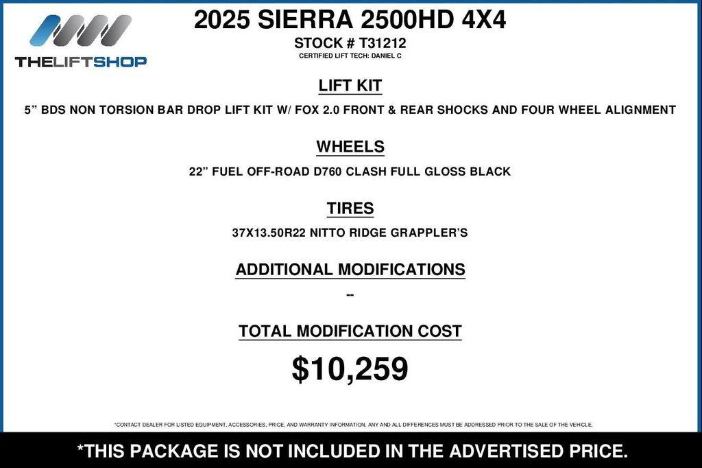 used 2025 GMC Sierra 2500 car, priced at $91,249