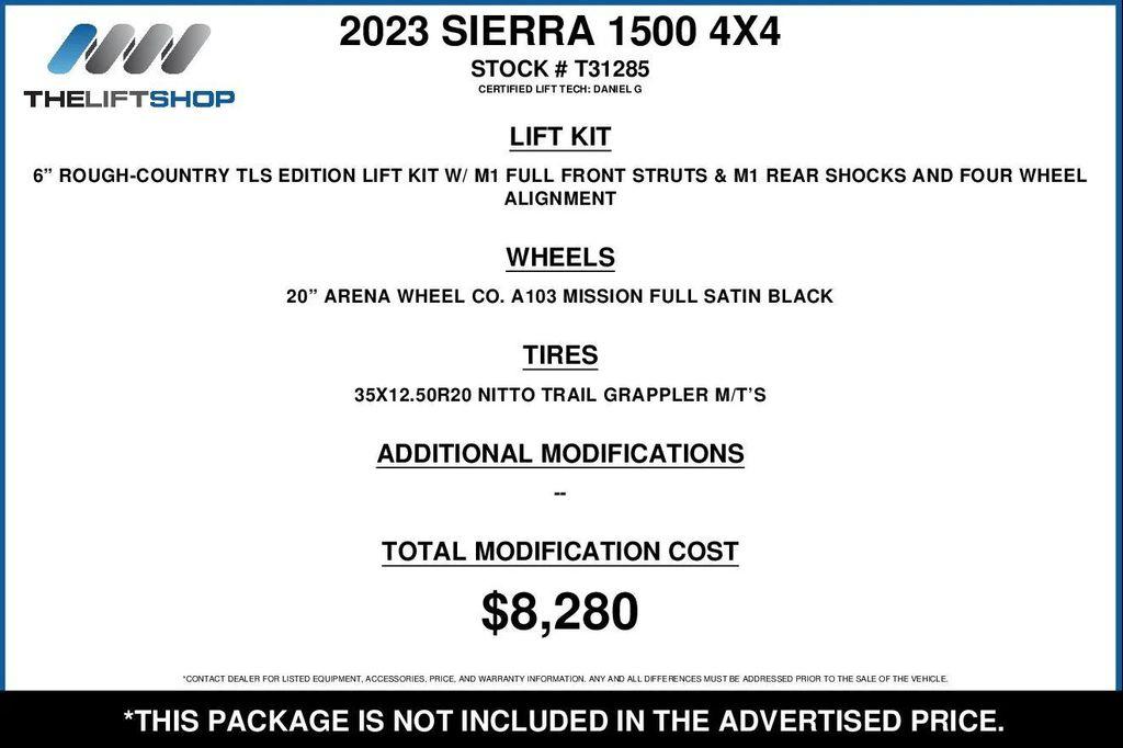 used 2023 GMC Sierra 1500 car, priced at $53,270