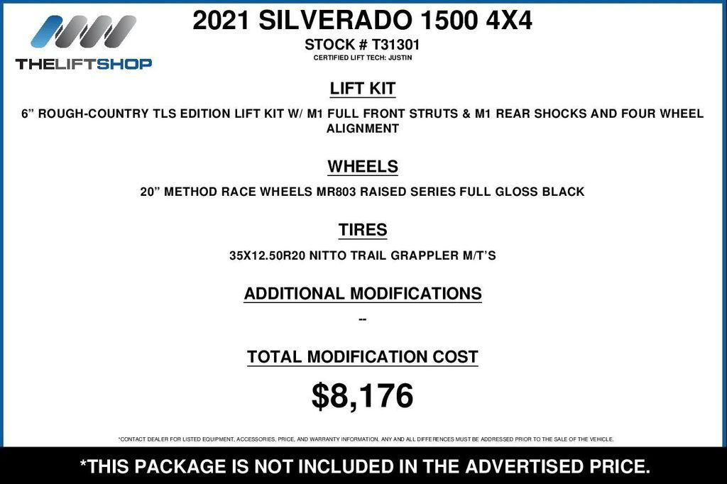 used 2021 Chevrolet Silverado 1500 car, priced at $51,956