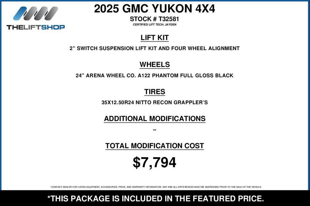 used 2025 GMC Yukon car, priced at $119,784