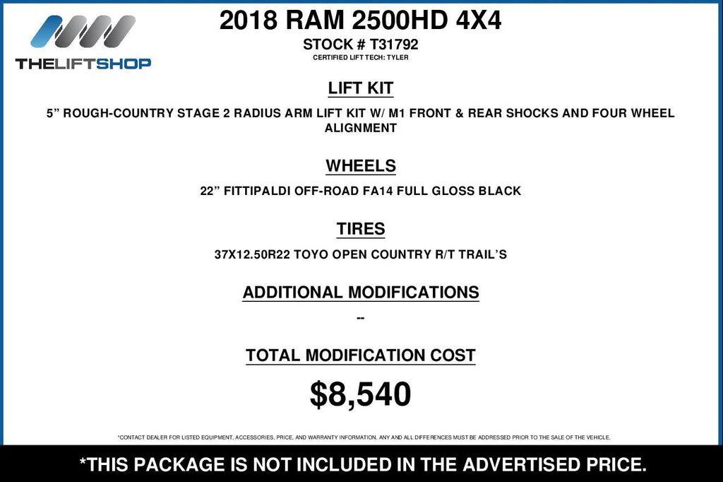 used 2018 Ram 2500 car, priced at $59,320