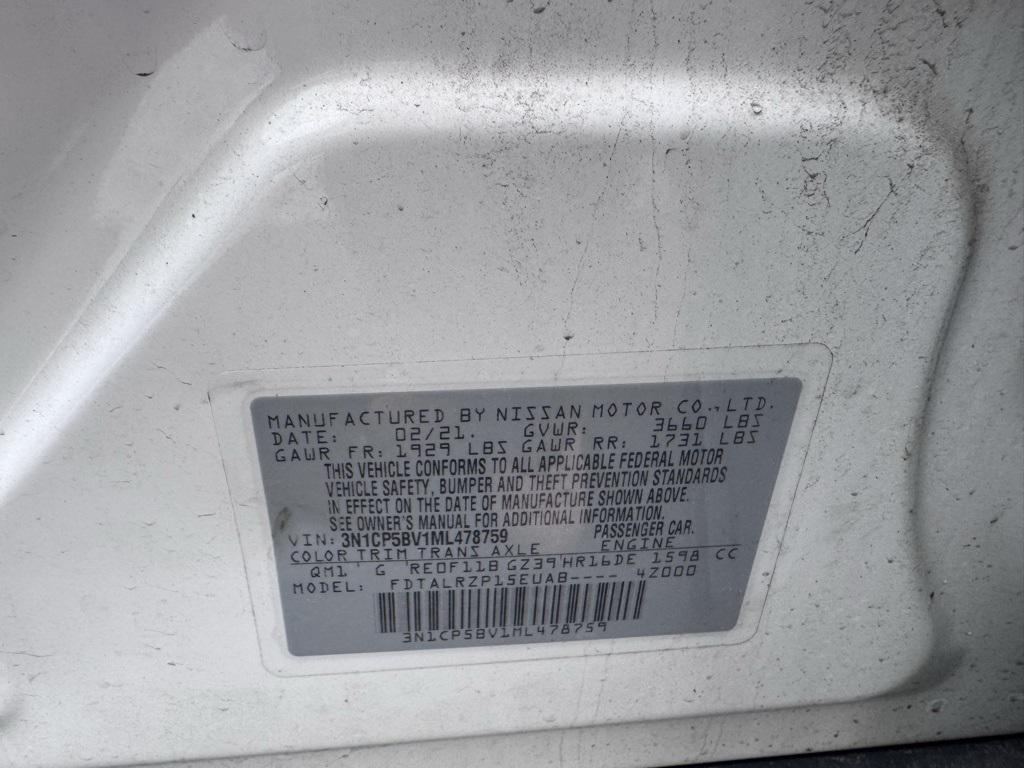 used 2021 Nissan Kicks car, priced at $12,645