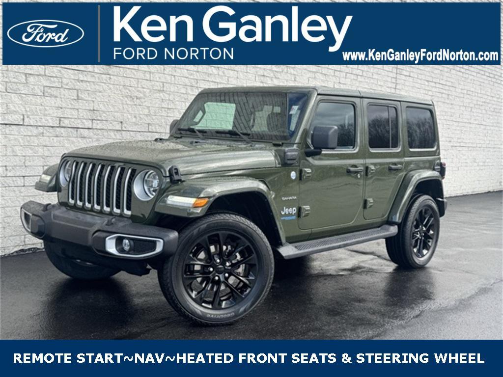 used 2021 Jeep Wrangler Unlimited 4xe car, priced at $23,885
