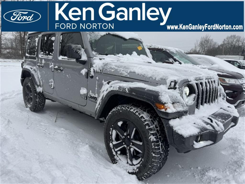 used 2021 Jeep Wrangler Unlimited car, priced at $27,180