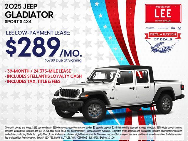 new 2026 Jeep Gladiator car, priced at $52,124