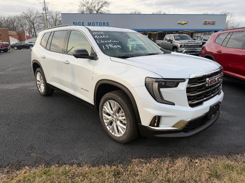 new 2026 GMC Acadia car, priced at $52,075