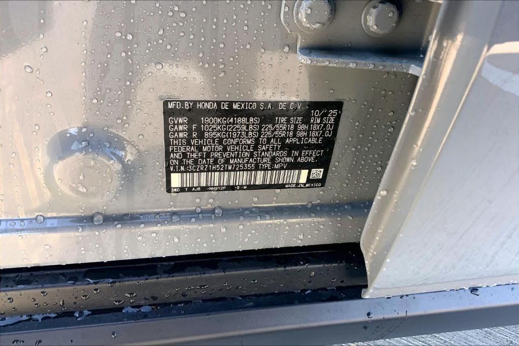 new 2026 Honda HR-V car, priced at $29,405